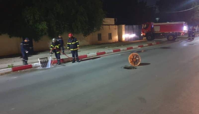 قسنطينة.. اشتعال غازات داخل بالوعة للصرف الصحي بالمنطقة الصناعية بالما