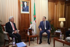 عرقاب يستقبل وفدا عن البنك الآسيوي للاستثمار في البنية التحتية