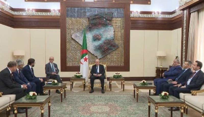 الرئيس تبون يستقبل رئيس منظمة أرباب الأعمال الروسية