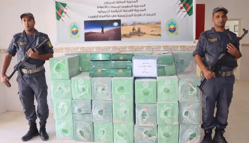 جمارك الأغواط تحجز 2750 خرطوشة سجائر أجنبية