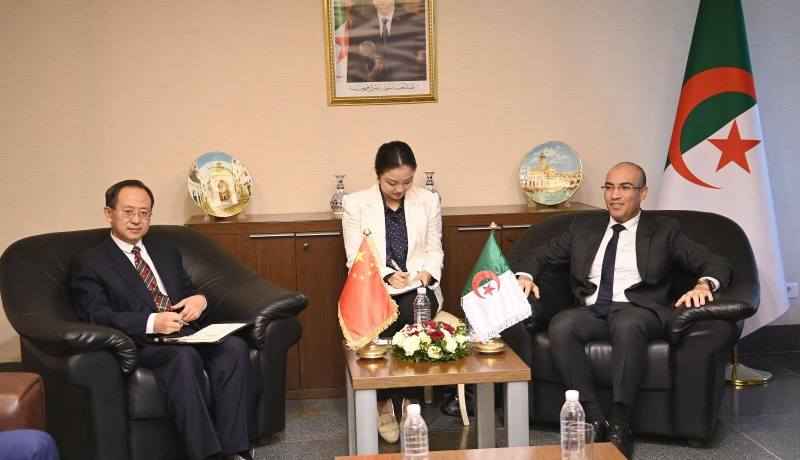 شايب يستقبل نائب رئيس الوكالة الصينية للتعاون الإنمائي الدولي (CIDCA)