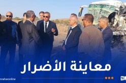 والي المسيلة يقف على مخلفات حادث الحافلة