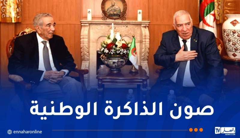 وزير المجاهدين يستقبل رئيس جمعية “المالغ” دحو ولد قابلية