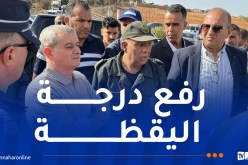 والي مستغانم يقف على إخماد حريق مهول بغابة بورحمة