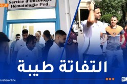 لاعبو “الخضر” يزورون الأطفال المرضى بمستشفى تيزي وزو
