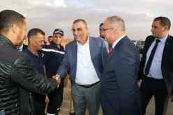 تيسمسيلت: وزير الأشغال العمومية يعاين مشروع ازدواجية الطريق الوطني رقم 120