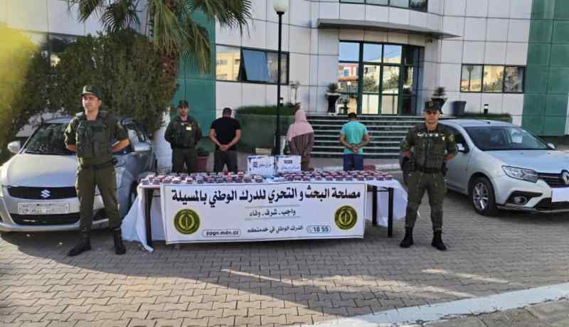 المسيلة: تفكيك شبكتين لترويج المؤثرات العقلية وحجز أكثر من 16 ألف قرص