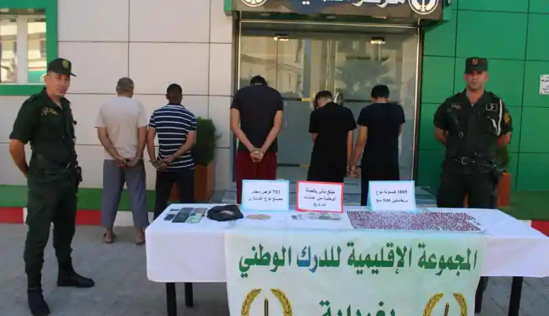 غرداية.. الدرك يوقف 9 أشخاص ويحجز أكثر من 1800 قرص مهلوس ومخدّر