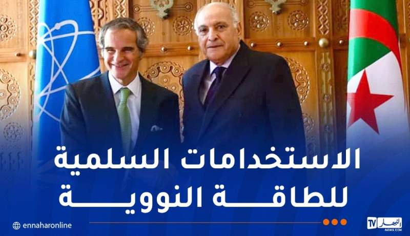 عطاف يستقبل المدير العام للوكالة الدولية للطاقة الذرية