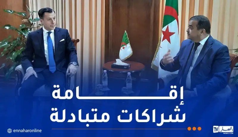 عرقاب يبحث تعزيز الاستثمار في المحروقات والمناجم مع الاتحاد الأوروبي