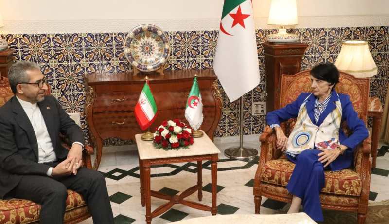 رئيسة المحكمة الدستورية تستقبل سفير إيران بالجزائر