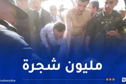 الوزير والي العاصمة يشارك في حملة التشجير