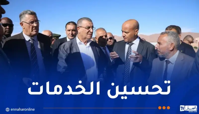 جلاوي يُعطي إشارة انطلاق مشروع تهيئة موقف الطائرات بمطار المشرية