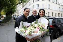 بالصور.. البطلة إيمان خليف تزور مسجد باريس الكبير وتحظى بتكريم خاص