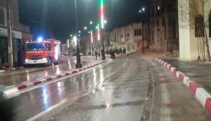 غرداية.. سقوط جدار أمام مديرية الشؤون الدينية والأوقاف