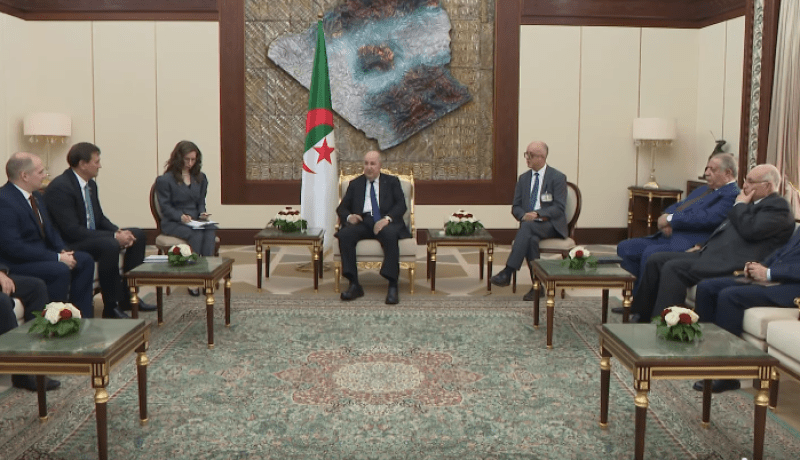 رئيس الجمهورية يستقبل وزير الشؤون الخارجية لجمهورية بيلاروسيا