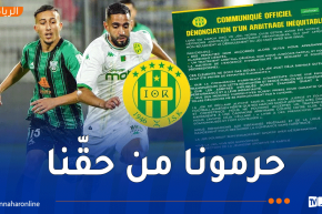 شبيبة القبائل تحتج على حكم مباراة شباب قسنطينة وتطالب بفتح تحقيق 