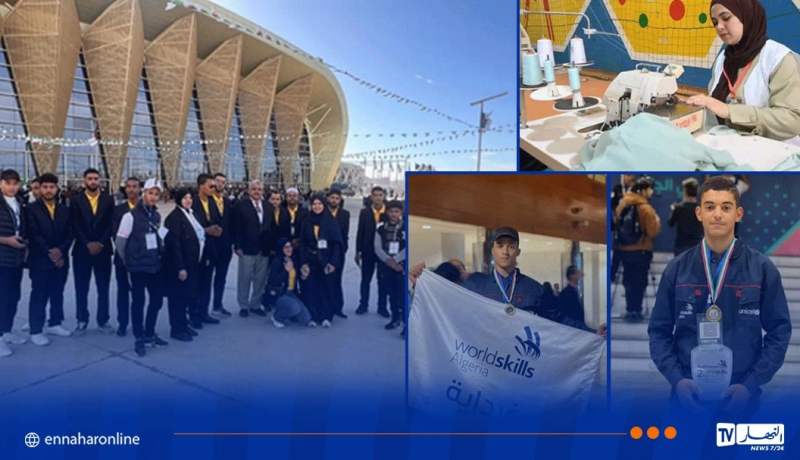 غرداية تحصد 5 ميداليات في أولمبياد المهن بوهران وتؤكد ريادتها في التكوين المهني