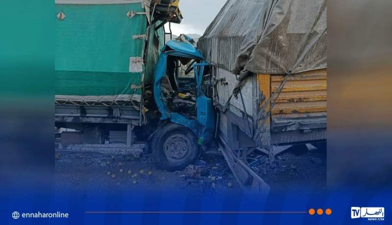 بجاية.. قتيل وجريح في اصطدام بين شاحنتين بسيدي عيش