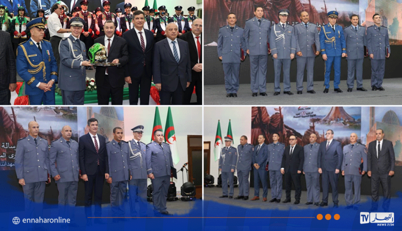 سعيود يشرف على مراسم تقليد الرتب لأعوان الحماية والمدنية بمناسبة عيد الثورة المجيدة