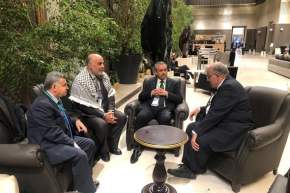 سعداوي يجري محادثات مع رئيس اللجنة الوطنية الفلسطينية للتربية والثقافة