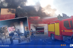 المدية.. حريق مستودع التخزين بمصنع المصابيح في مجبر 