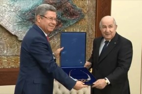 اللجنة الدولية لألعاب البحر الأبيض المتوسط تُكرّم الرئيس تبون بوسام الاستحقاق الأعلى