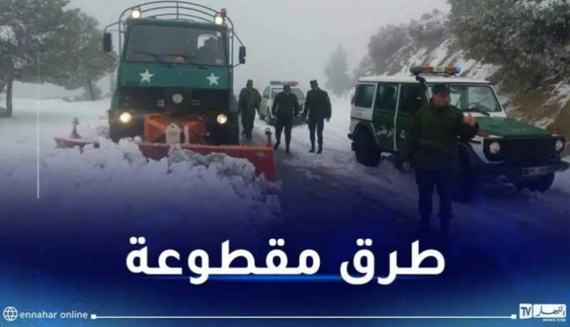 الثلوج تغلق الطرق بهذه الولايات 