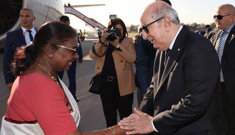 رئيسة الهند تهنئ الرئيس تبون والشعب الجزائري بمناسبة ذكرى اندلاع الثورة التحريرية