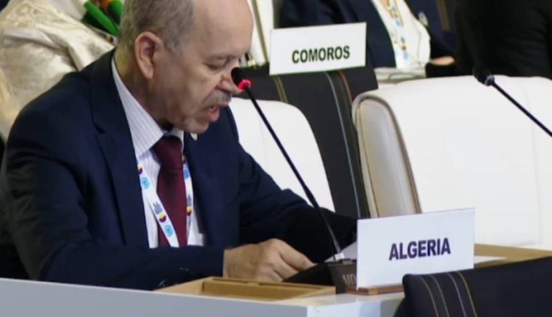 سايحي: الجزائر ملتزمة بالتنمية الشاملة القائمة على العدالة والتضامن