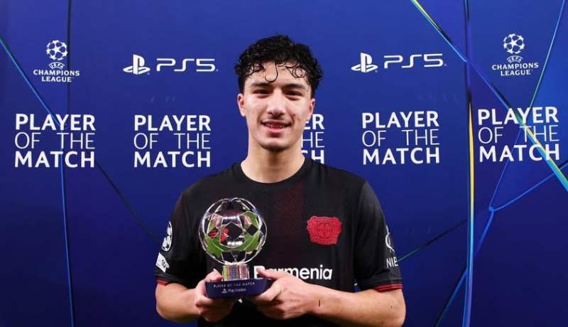 دوري أبطال أوروبا.. مازة رجل مباراة ليفركوزن أمام بنفيكا