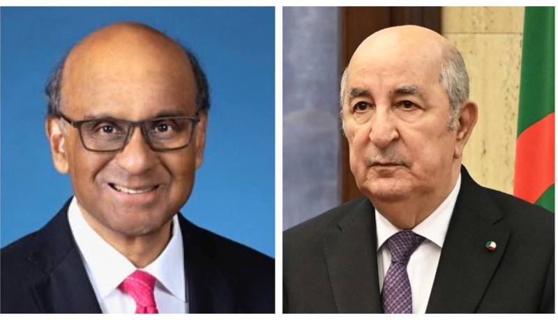 رئيس سنغافورة يتمنى للجزائر استمرار السلام والازدهار
