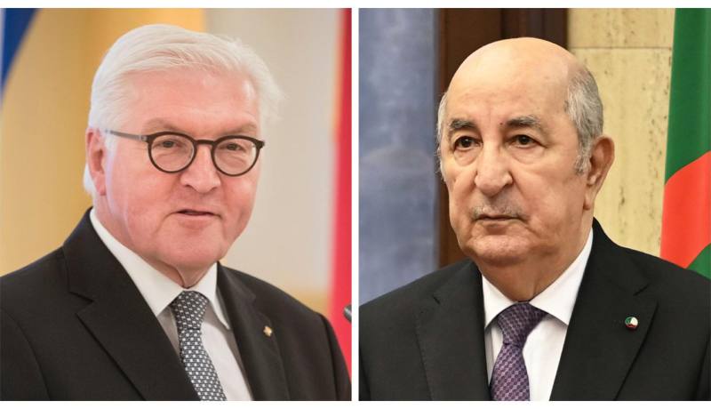 رئيس الجمهورية يتلقى مكالمة هاتفية من نظيره الألماني وهذا مضمونها 