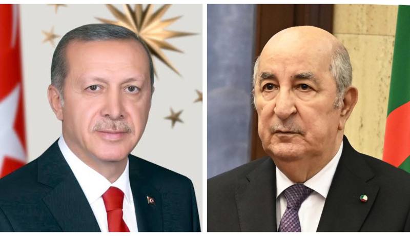 رئيس الجمهورية يعزي أردوغان إثر تحطم طائرة عسكرية 