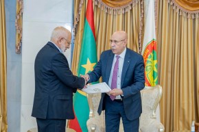 الرئيس الموريتاني يستقبل وفدا رفيع المستوى من الجمهورية الصحراوية