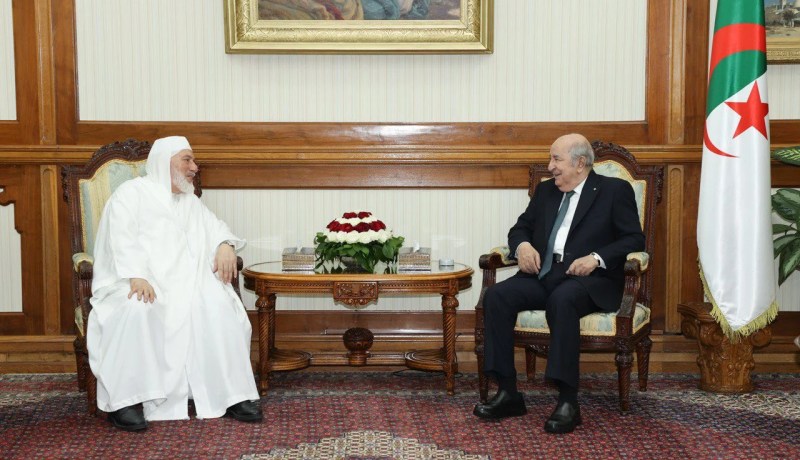 رئيس الجمهورية يستقبل عميد جامع الجزائر