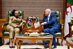 عطاف يتباحث مع وزيرة العلاقات الدولية والتجارة لناميبيا