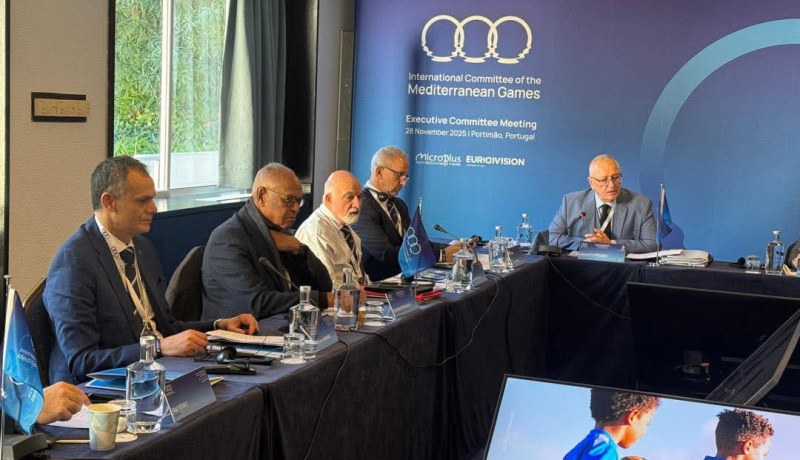 حماد يشارك في اجتماع المكتب التنفيذي للجنة الدولية لألعاب البحر المتوسط
