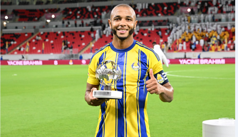 براهيمي أفضل لاعب في مباراة الغرافة والوكرة في دوري نجوم قطر