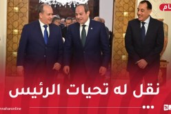 الوزير الأول يُستقبل من قبل الرئيس المصري