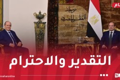 السيسي يُعرب عن تقديره للرئيس تبون ويُشيد بالتواصل الدائم بينهما