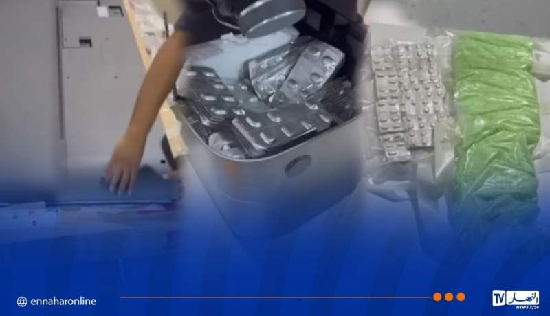 حجز أكثر من 22 ألف قرص مهلوس على متن باخرة “باجي مختار 3”