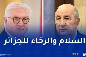 عيد الثورة المجيدة.. رئيس الجمهورية يتلقى التهاني من نظيره الألماني