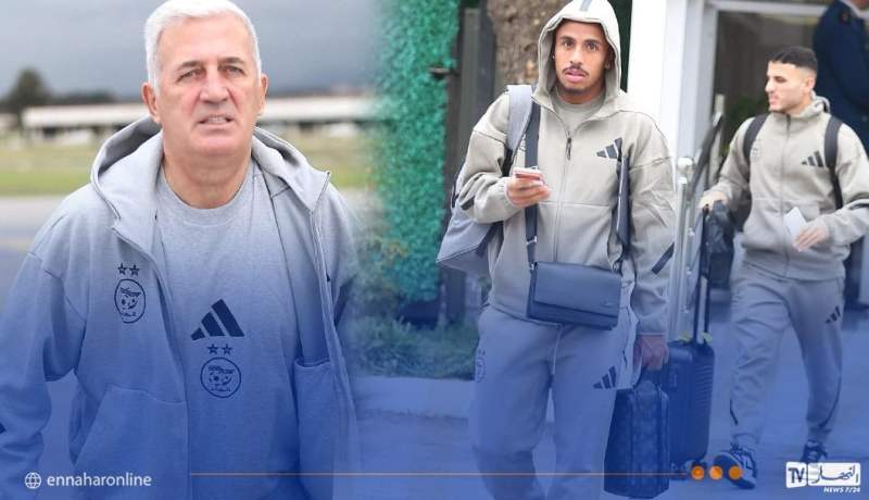 بعثة المنتخب الوطني تغادر أرض الوطن باتجاه جدة