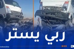 9 جرحى إثر اصطدام بين سيارة وشاحنة بالوادي