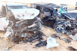 ورڨلة.. 4 قتلى و3 جرحى في اصطدام  بين سيارتين بحاسي مسعود
