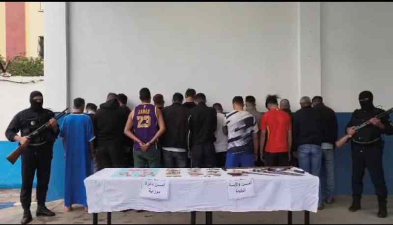 البليدة.. توقيف 16 مشتبها فيه وحجز أسلحة ومخدرات خلال عملية أمنية واسعة