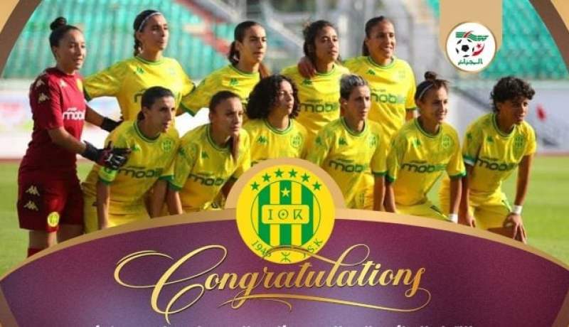 وليد صادي يهنئ سيدات فريق شبيبة القبائل لتتويجهن بكأس السوبر