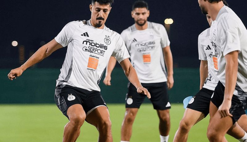 بالفيديو.. المنتخب الوطني يواصل تحضيراته لودية السعودية