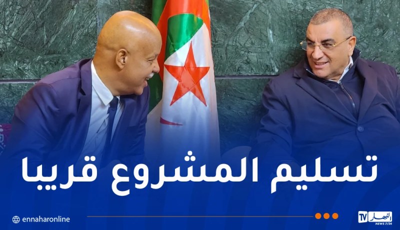 جلاوي بتندوف لمعاينة مشروع الخط المنجمي الغربي-غار جبيلات